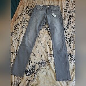 NWT Warp + Weft Size 30 × 34 HND Tokyo Skinny Gray Skinny Jeans